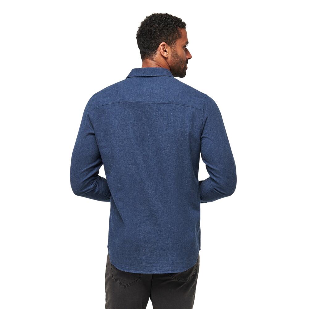 Travis Matthew Cloud Flannel Button-Up Total Ecli… - image 3